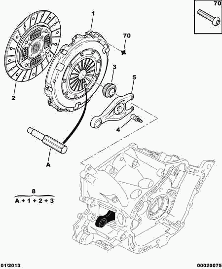 CITROËN 2052.K2 - Kytkinpaketti inparts.fi