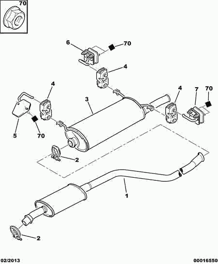 CITROËN 1755 77 - Laakerin holkki, vakaaja inparts.fi