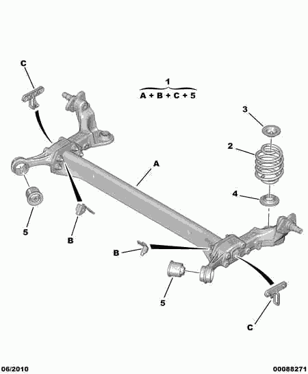 CITROËN 5131.C6 - Tukivarren hela inparts.fi