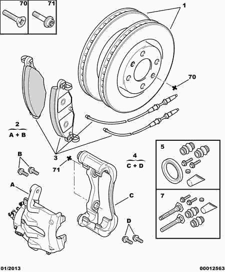 PEUGEOT (DF-PSA) 4246 W3 - Jarrulevy inparts.fi