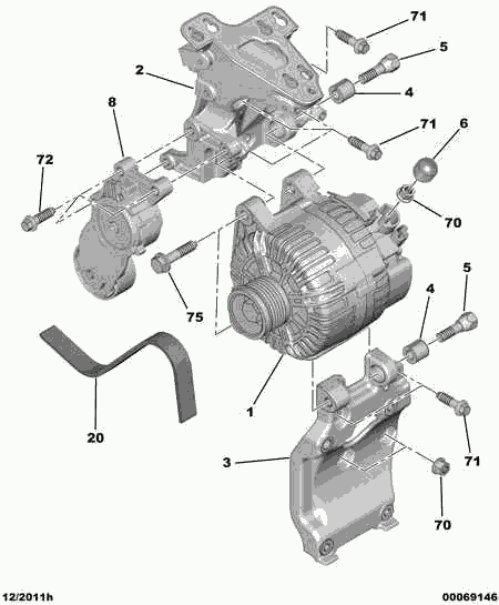 PEUGEOT 5705 AX - Laturi inparts.fi