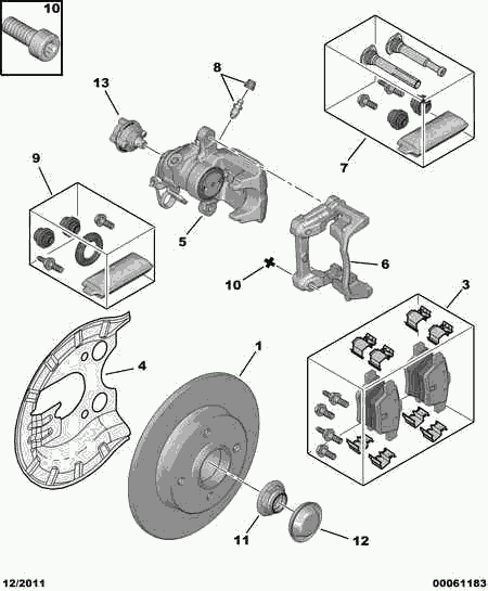 CITROËN 3739.31 - Mutteri inparts.fi