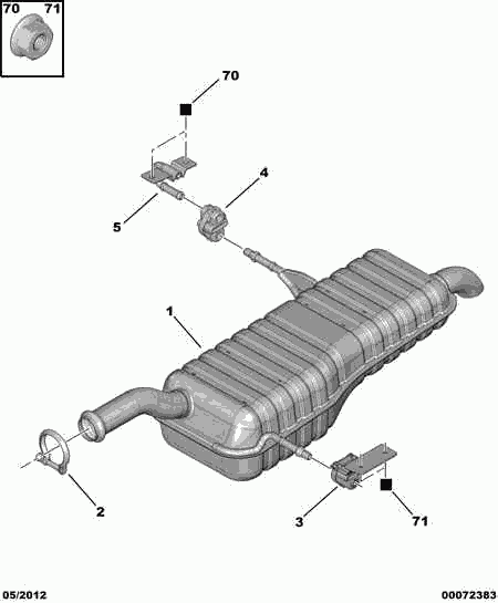 FIAT 1755 N3 - Pidike, vaimennin inparts.fi