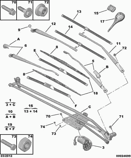 PEUGEOT 6426 ZE - Pyyhkijänsulka inparts.fi