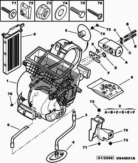 Mercedes-Benz 6461.G5 - Paisuntaventtiili, ilmastointilaite inparts.fi