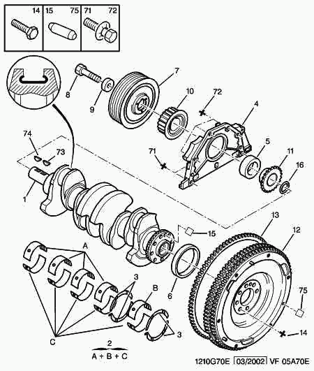 PEUGEOT 0537.40 - Vauhtipyörän ruuvi inparts.fi