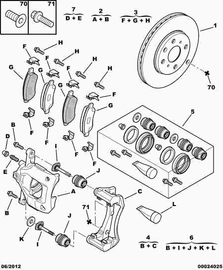 CITROËN 4246.J0 - Jarrulevy inparts.fi