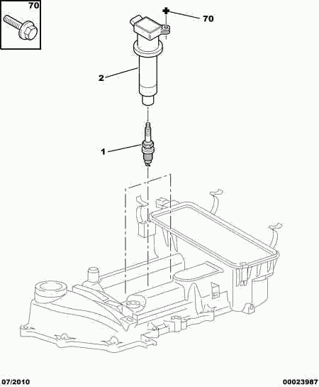 PEUGEOT 5960 L2 - Sytytystulppa inparts.fi