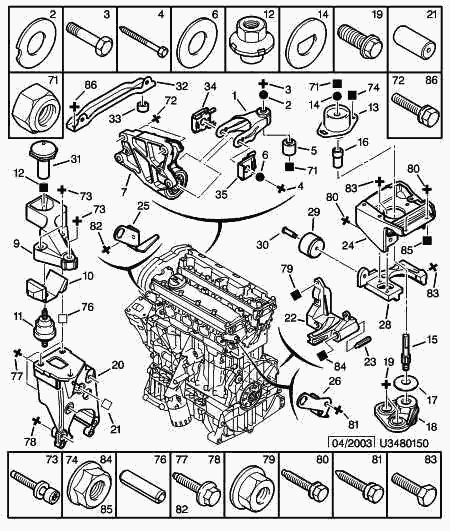 CITROËN 1806.49 - Moottorin tuki inparts.fi