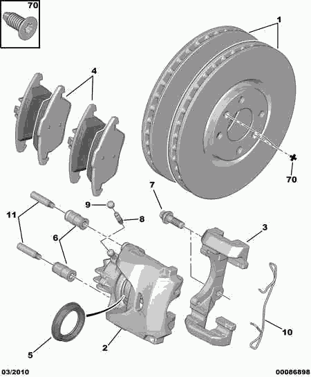 CITROËN 4400 V7 - Jarrusatula inparts.fi