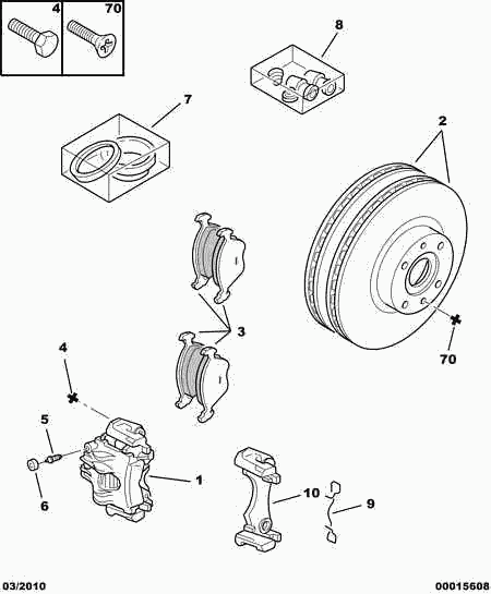 PEUGEOT (DF-PSA) 95 661 747 - Jarrulevy inparts.fi