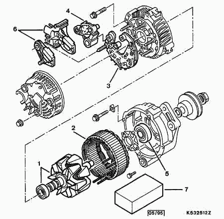 CITROËN 5727 56 - ALTERNATOR ROTOR inparts.fi