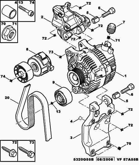 CITROËN 5750.XR - Moniurahihna inparts.fi