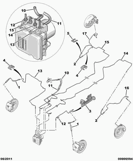 PEUGEOT 4806 A0 - Jarruletku inparts.fi