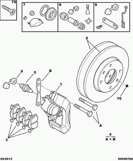 PEUGEOT 95 661 748 - Jarrulevy inparts.fi