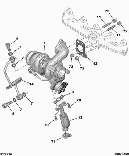 PEUGEOT 0376.64 - Tiiviste, öljynlaskutulppa inparts.fi