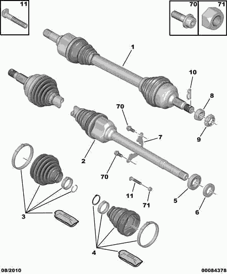 CITROËN 3273 VN - Vetoakseli inparts.fi