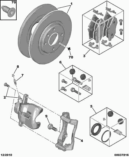 PEUGEOT 4246 R4 - Jarrulevy inparts.fi