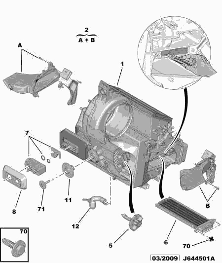 PEUGEOT 6441.CT - Vastus, sisäilmantuuletin inparts.fi