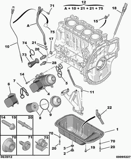 CITROËN 1103 N9 - Moottoriöljyn jäähdytin inparts.fi