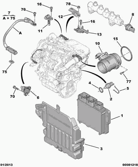 CITROËN 1920 QZ - Impulssianturi, kampiakseli inparts.fi