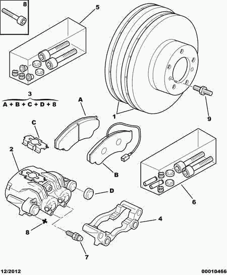 CITROËN 4246.Y3 - Jarrulevy inparts.fi