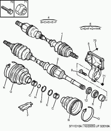 PEUGEOT 3293.A2 - Paljekumi, vetoakseli inparts.fi