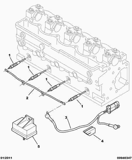 PEUGEOT (DF-PSA) 5981 38 - Ohjainlaite, hehkutusjärjest. inparts.fi