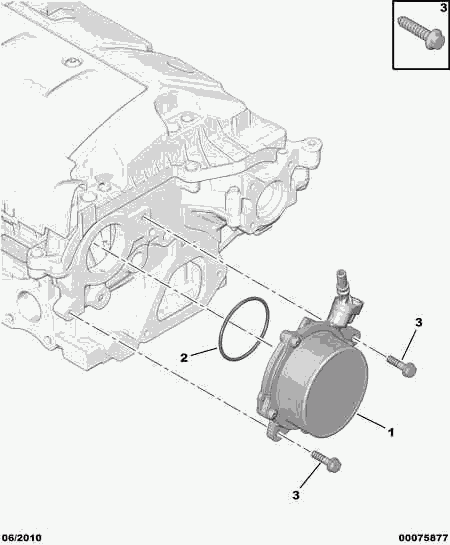 CITROËN 4565 77 - Alipainepumppu, jarrujärjestelmä inparts.fi