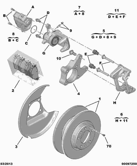 Opel 16 090 009 80 - Jarrupala, levyjarru inparts.fi