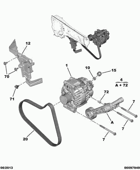 PEUGEOT 5750 RG - Moniurahihna inparts.fi