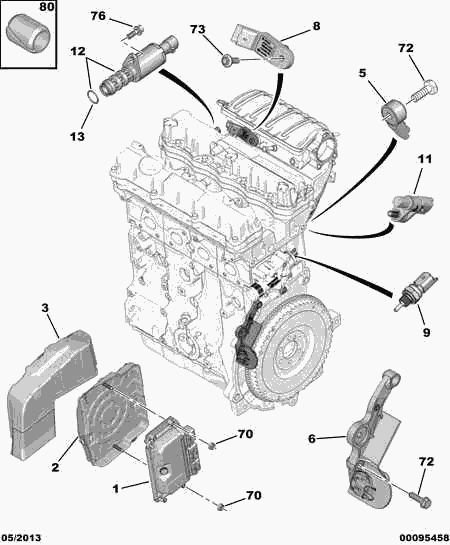 TOYOTA 96 367 771 80 - Tunnistin, jäähdytysnesteen lämpötila inparts.fi