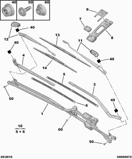 PEUGEOT 6426 XG - Pyyhkijänsulka inparts.fi