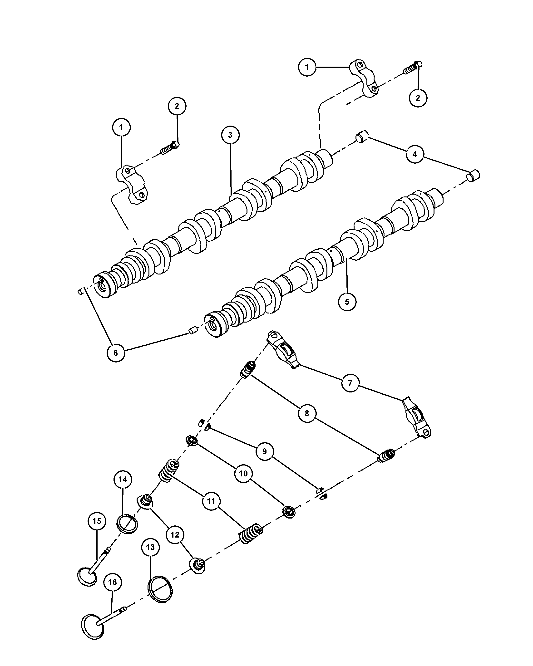 Chrysler 53021 974AA - Tiiviste, venttiilivarsi inparts.fi