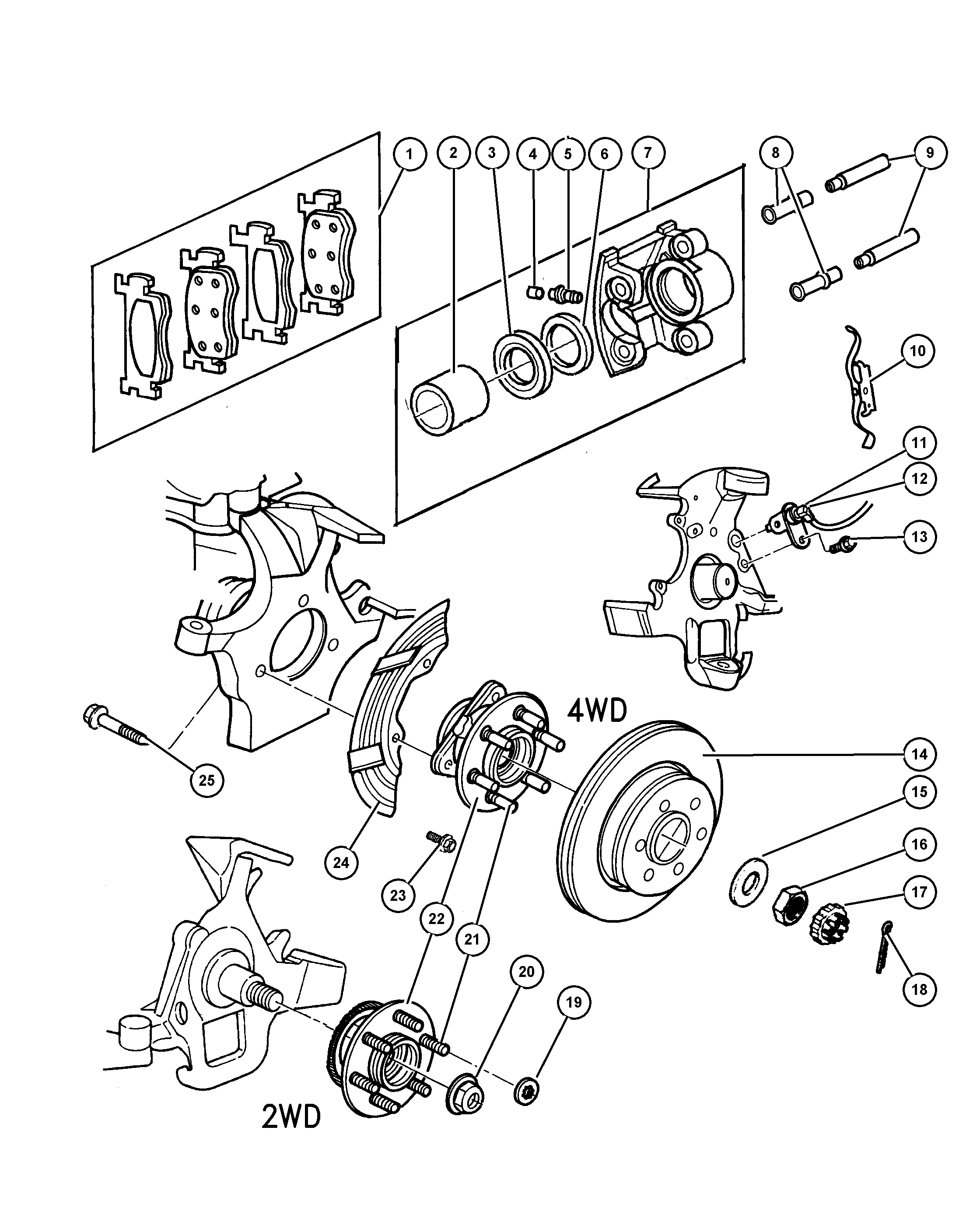 Chrysler 52069 361AB - Pyörän napa inparts.fi