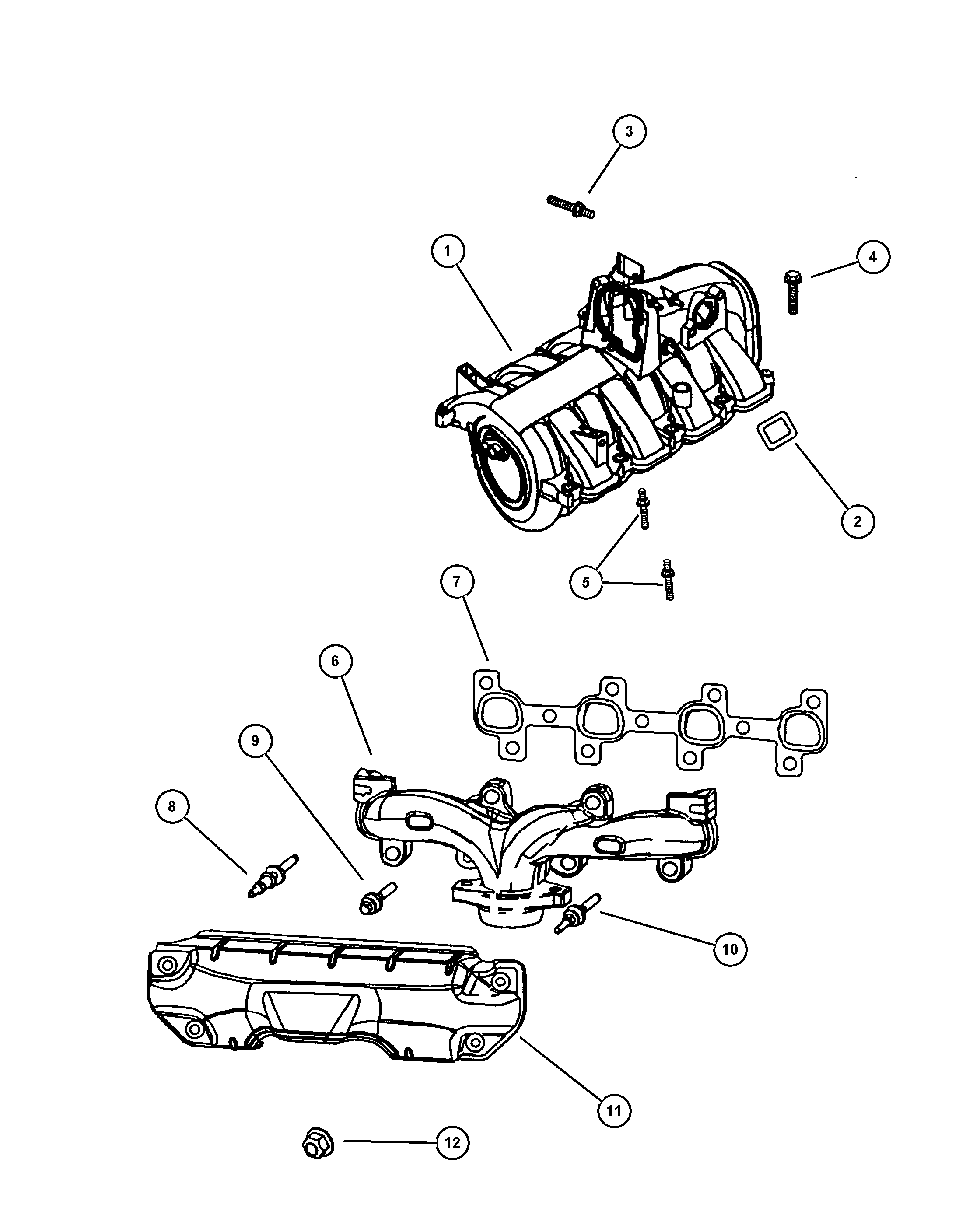 Chrysler 5301 0310 - SEAL INTAKE MANIFOLD inparts.fi