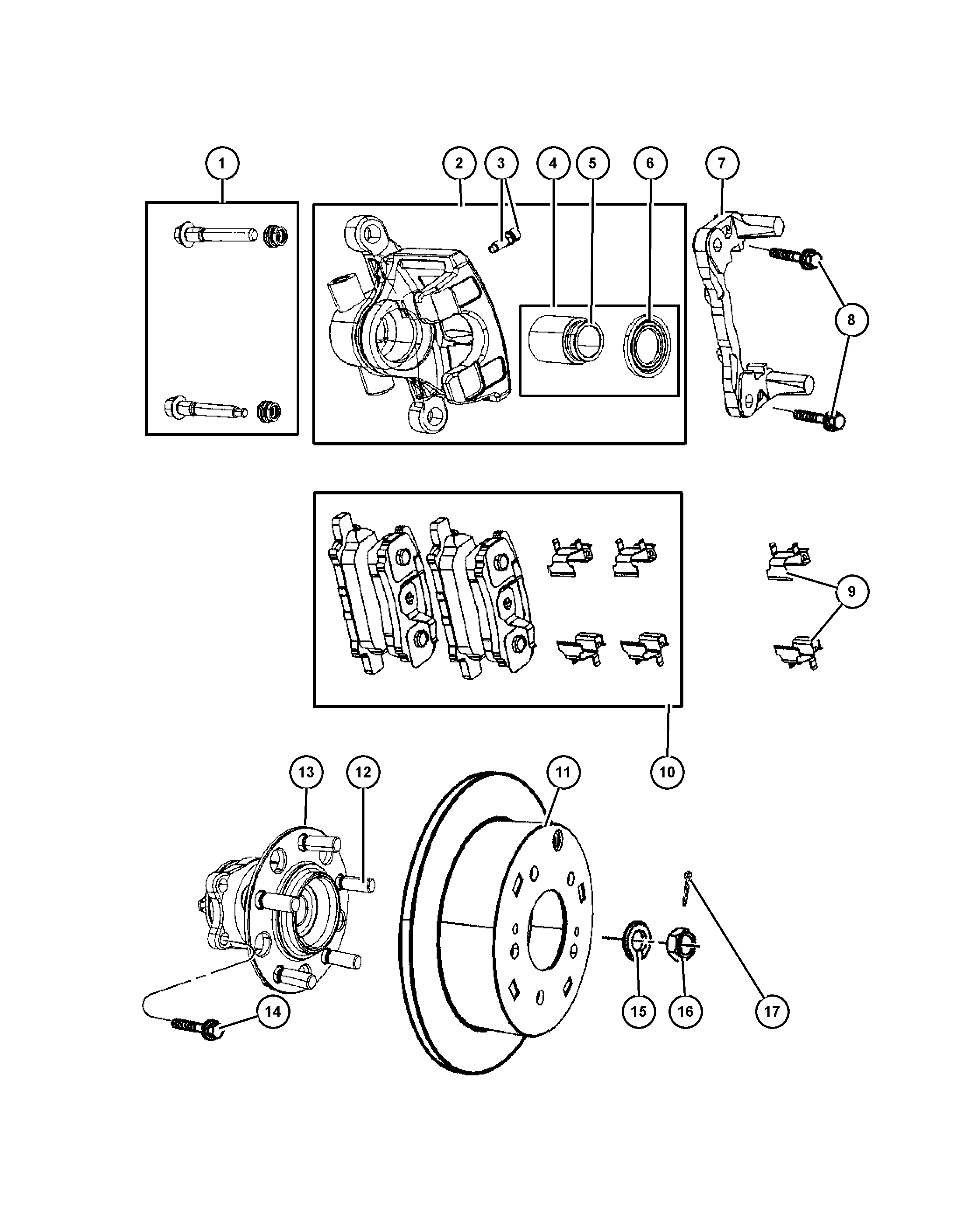 Chrysler 5105 719AB - Pyöränlaakerisarja inparts.fi