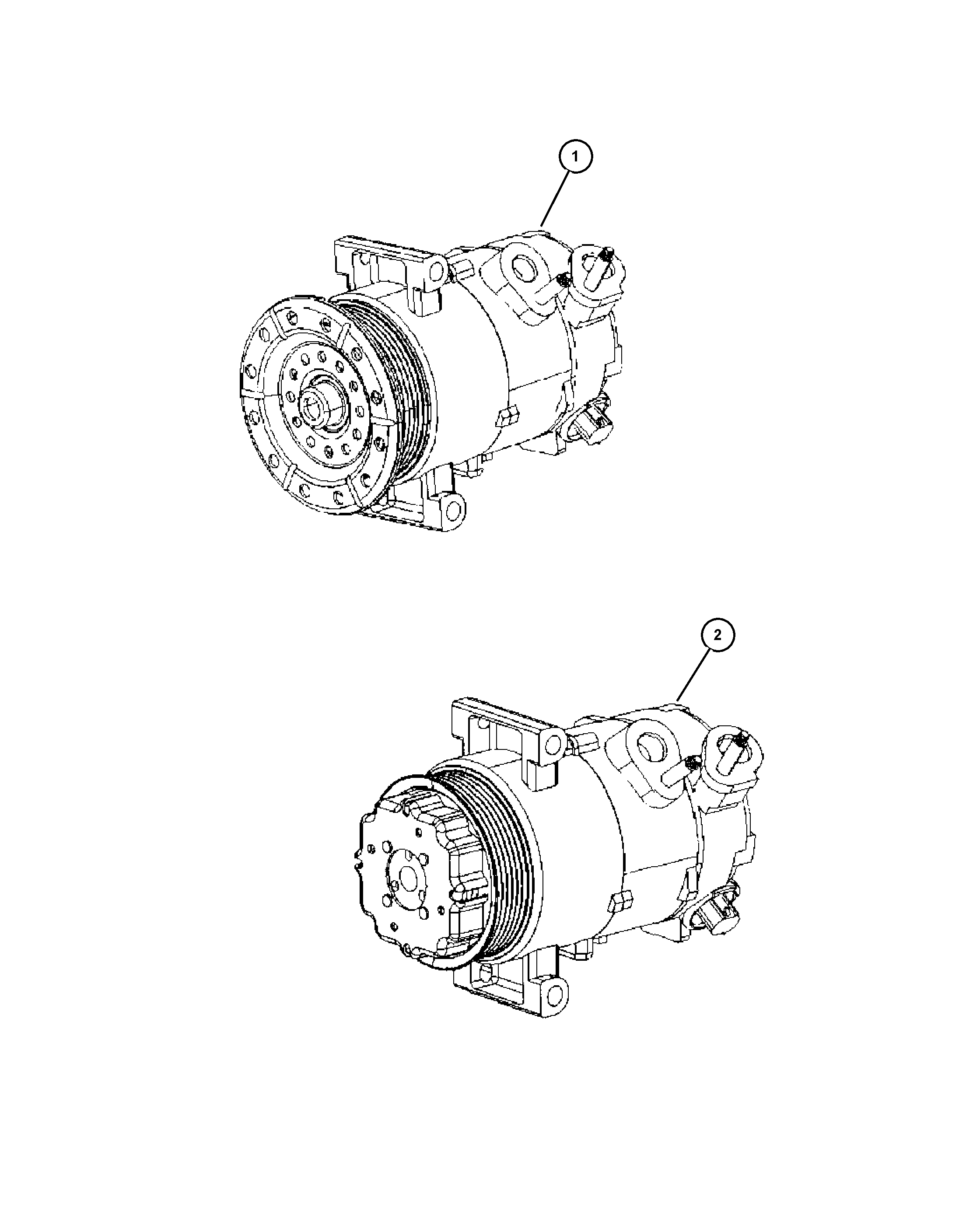 Chrysler 55111 423AC - Kompressori, ilmastointilaite inparts.fi