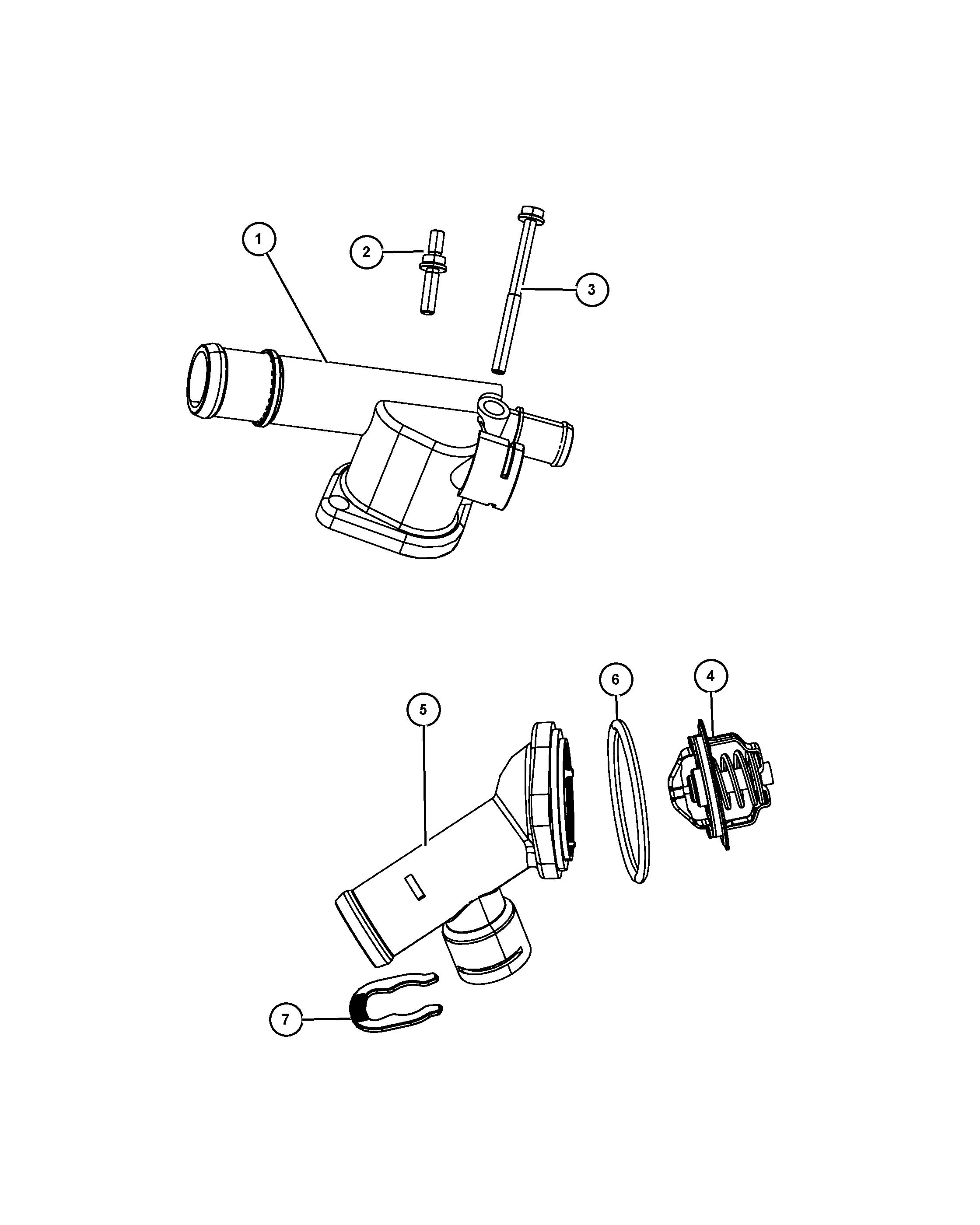 Chrysler 68001 449AA - Tiiviste, termostaatti inparts.fi