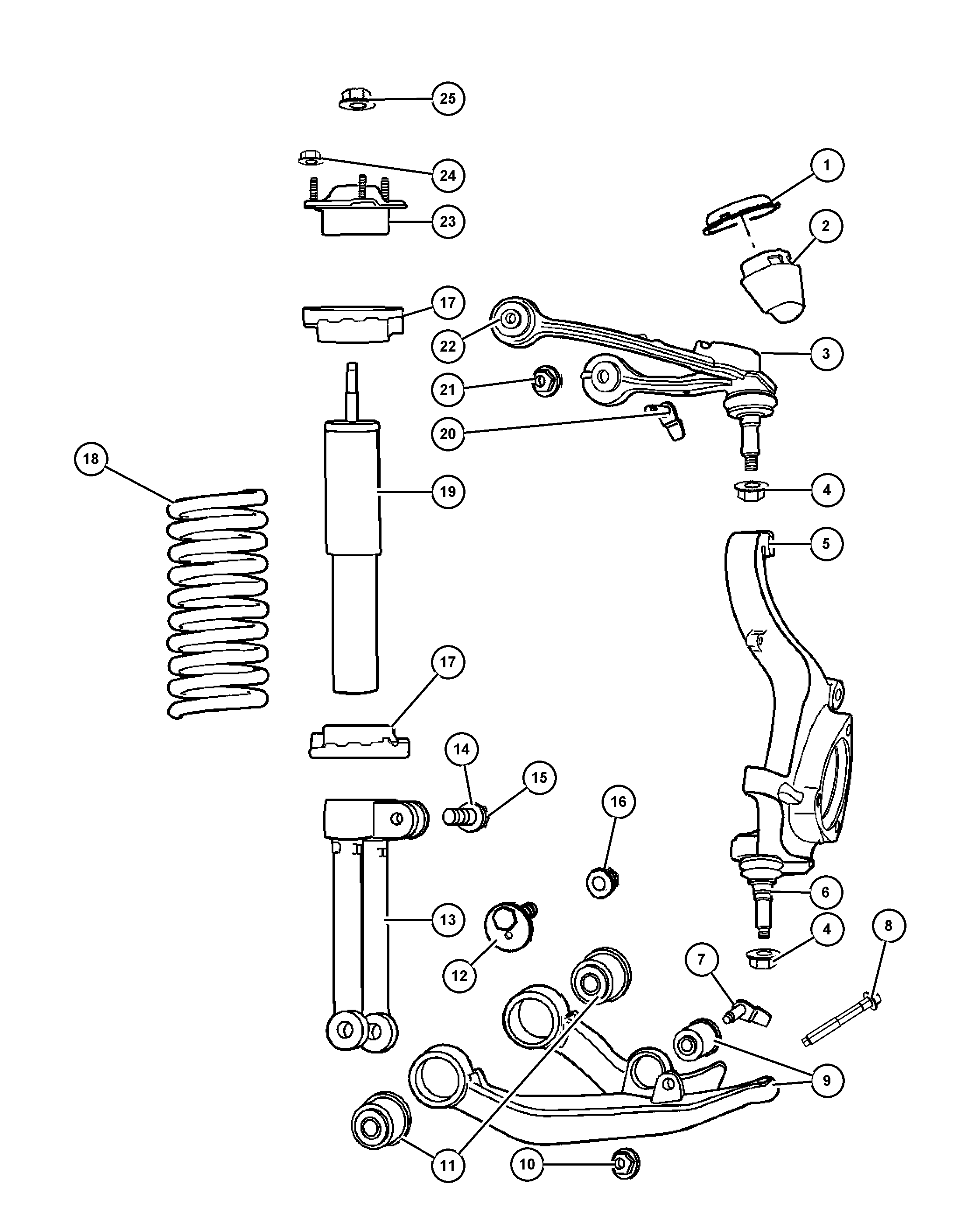 Chrysler 52125 112AD - ARM CONTROL inparts.fi