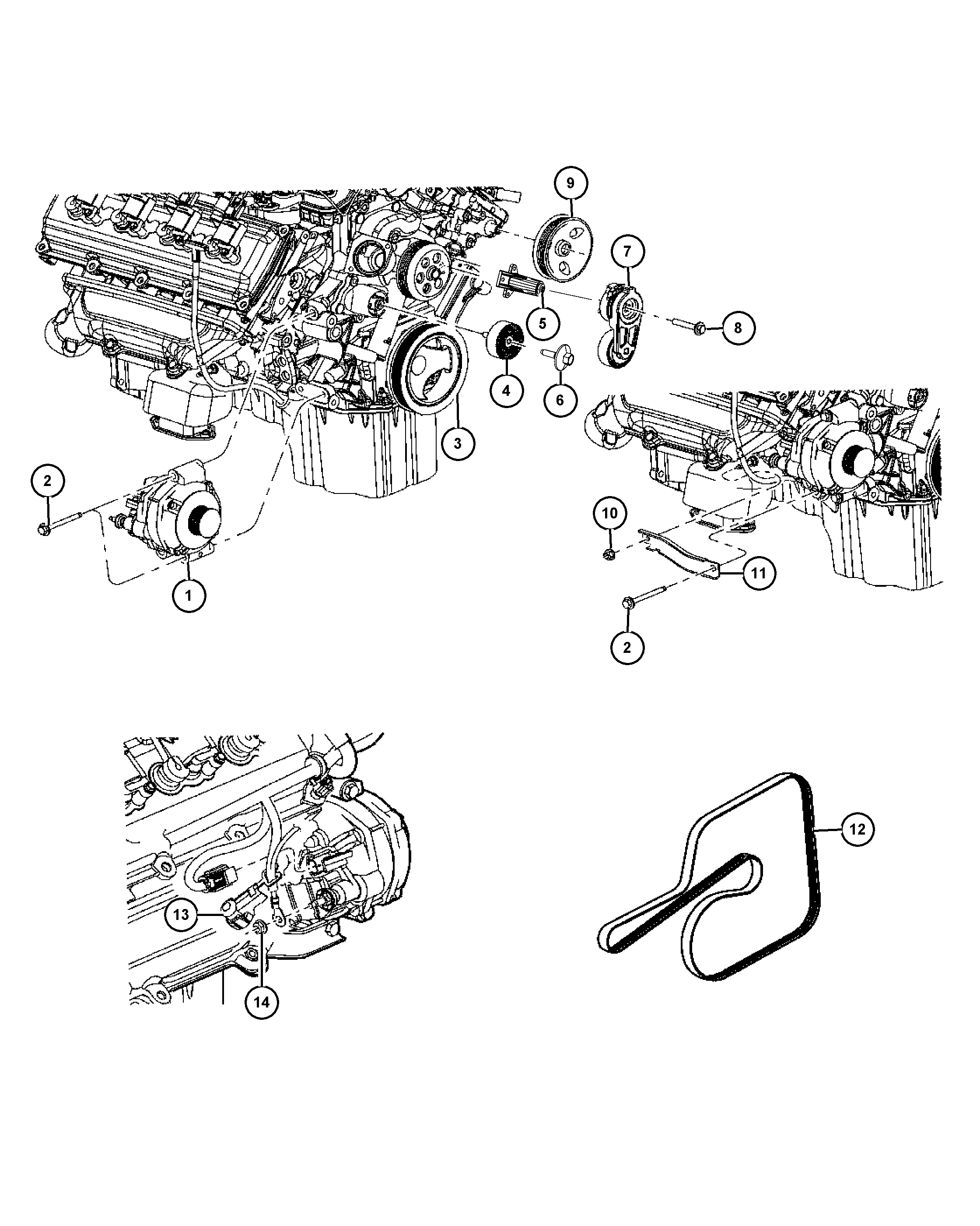 RAM 4627 851AA - Ohjainrulla, moniurahihna inparts.fi