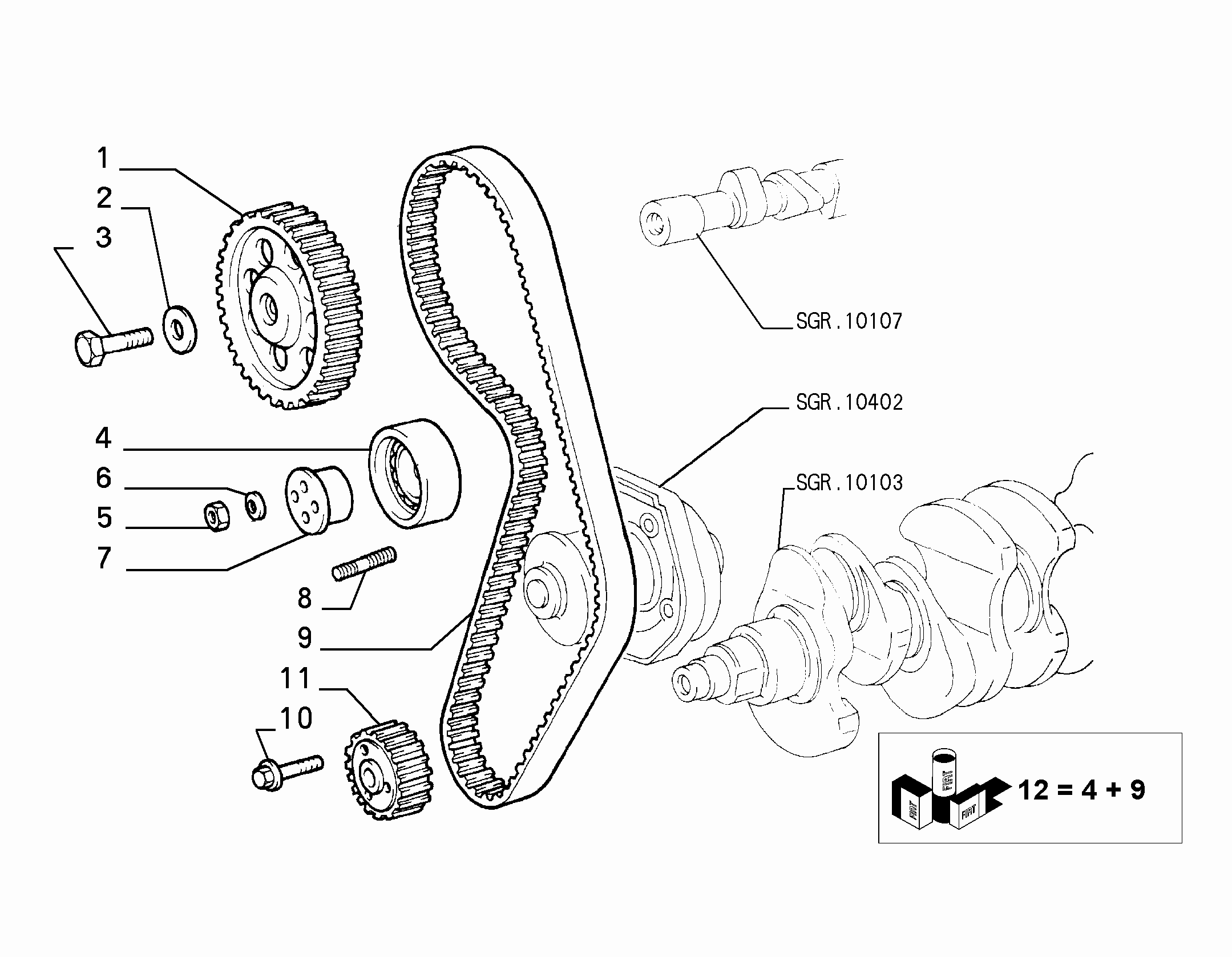 FIAT 7554701 - Hammashihnat inparts.fi