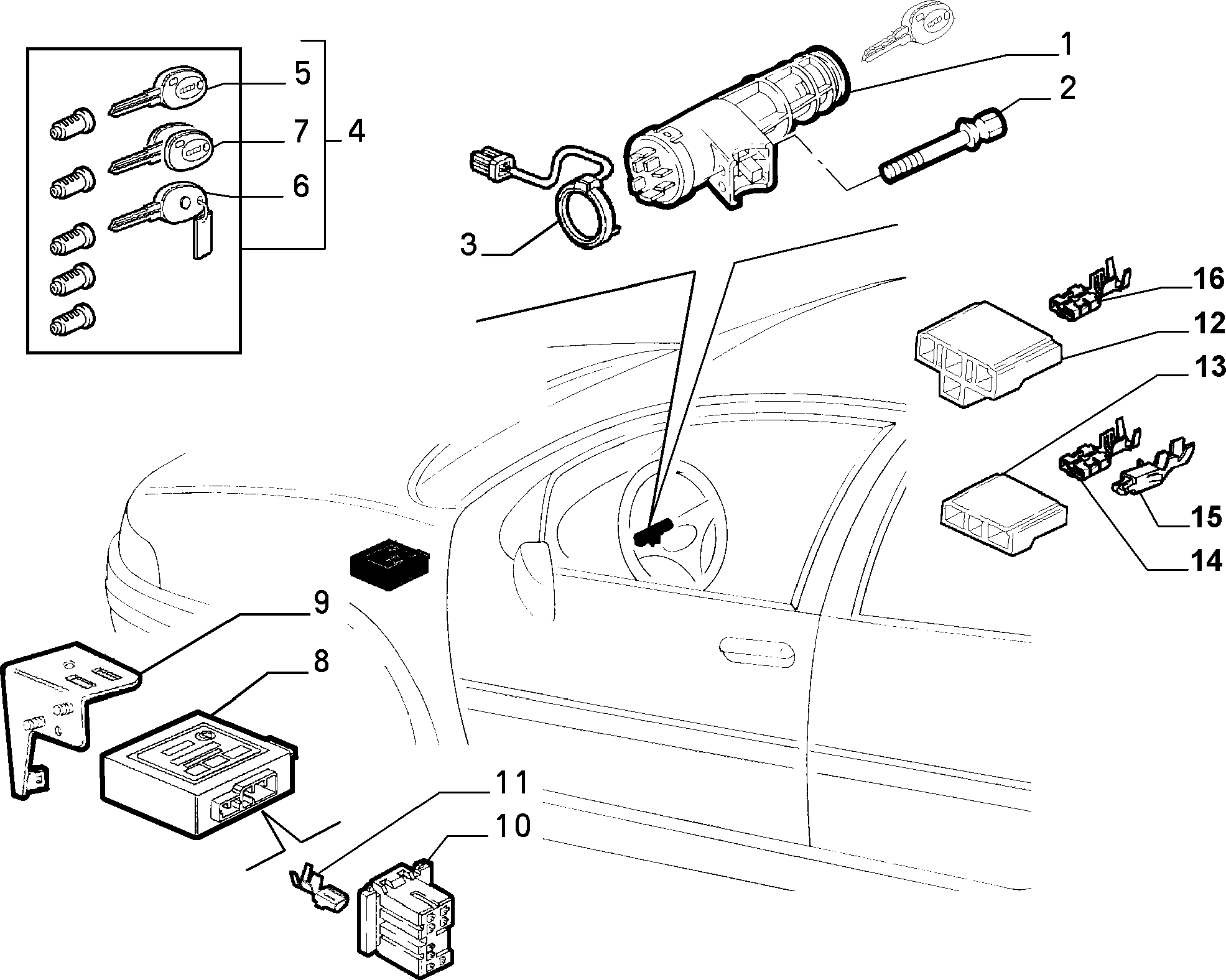 FIAT 718499000 - Virtalukko inparts.fi