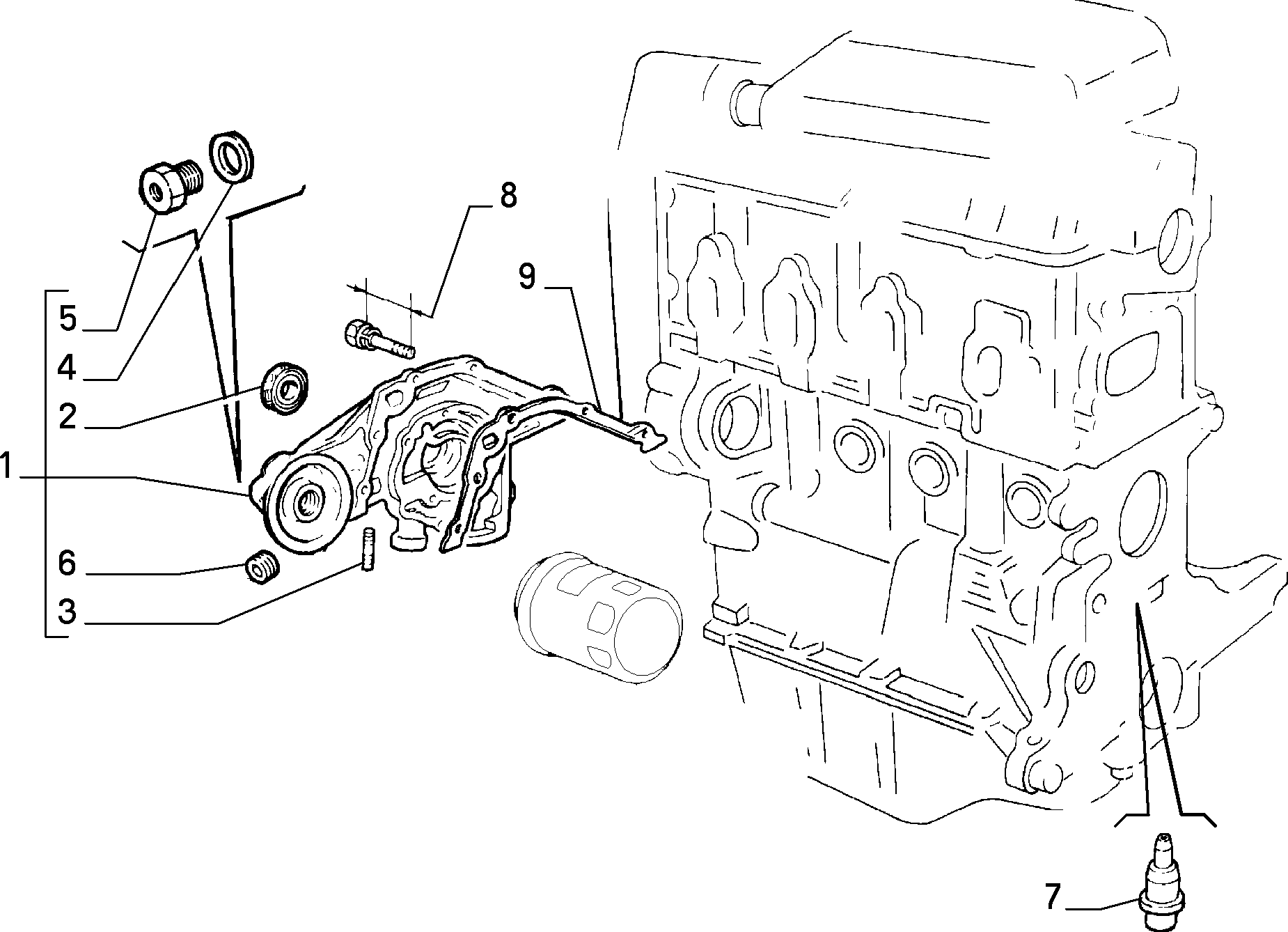 FIAT 40004200 - Akselitiiviste, kampiakseli inparts.fi