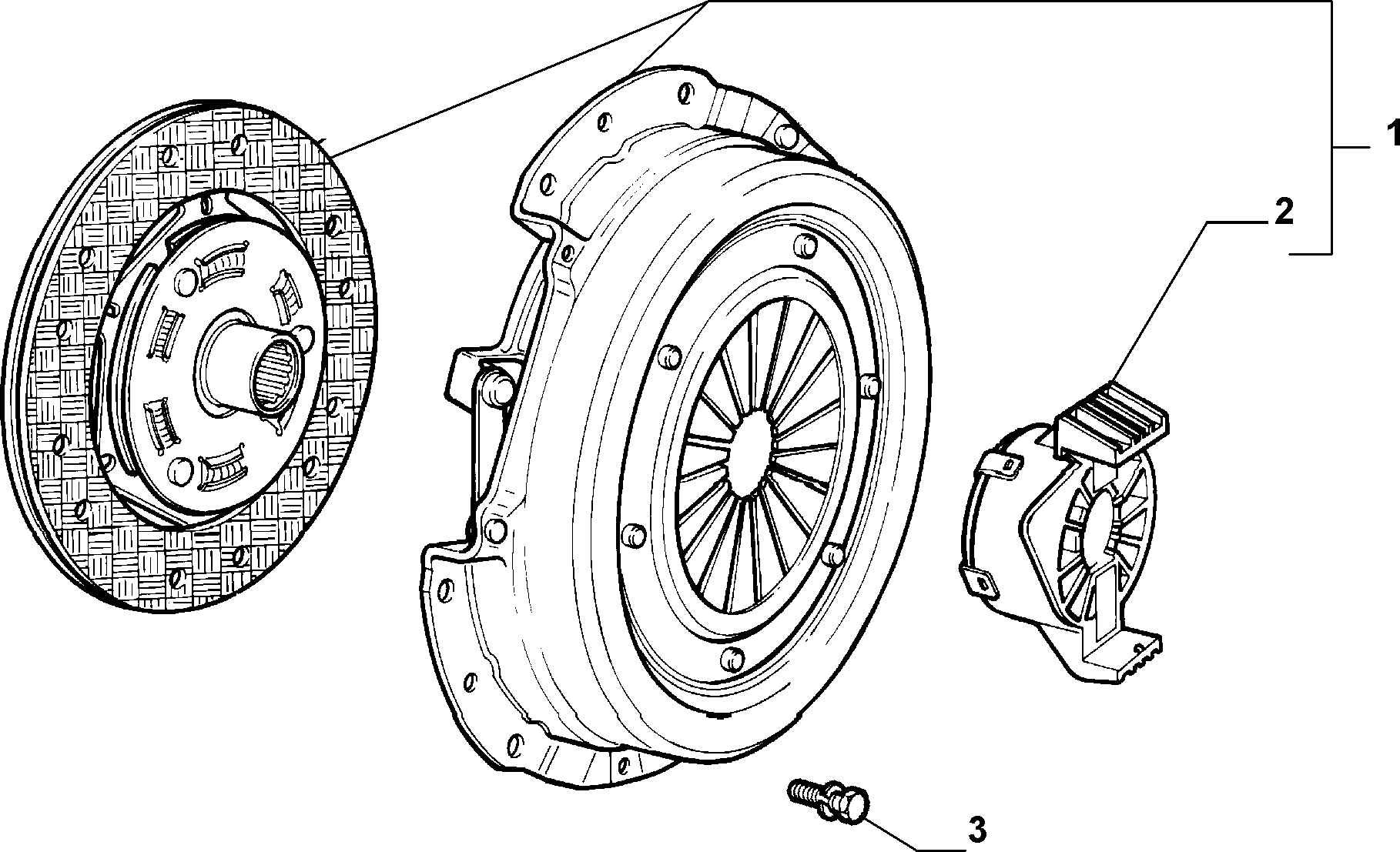 FIAT 71753860 - Kytkinpaketti inparts.fi