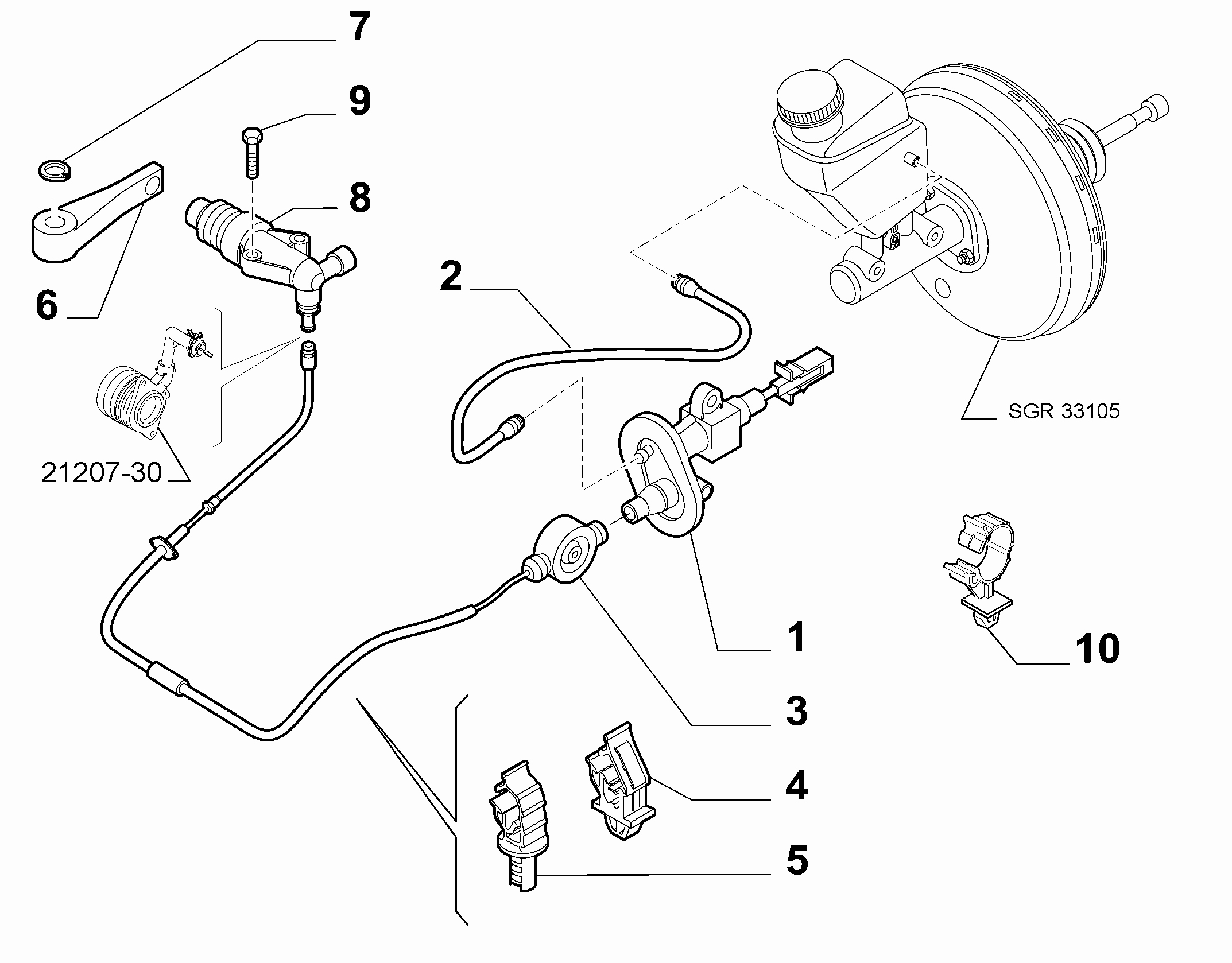 FIAT 55183442 - Työsylinteri, kytkin inparts.fi