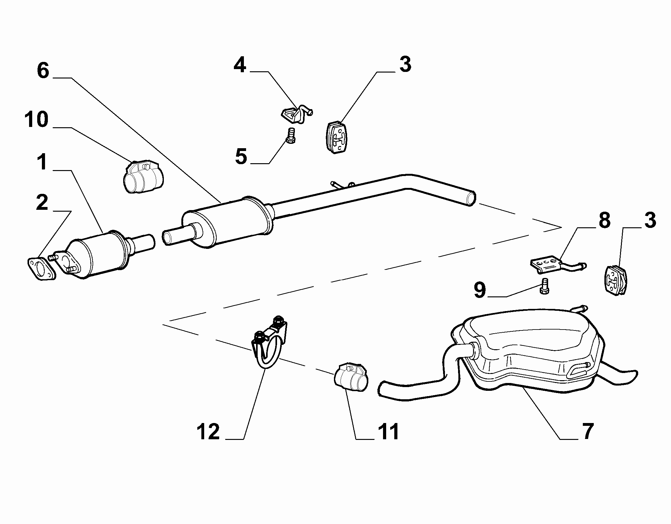 FIAT 46.756.613 - Putkenliitin, pakoputkisto inparts.fi