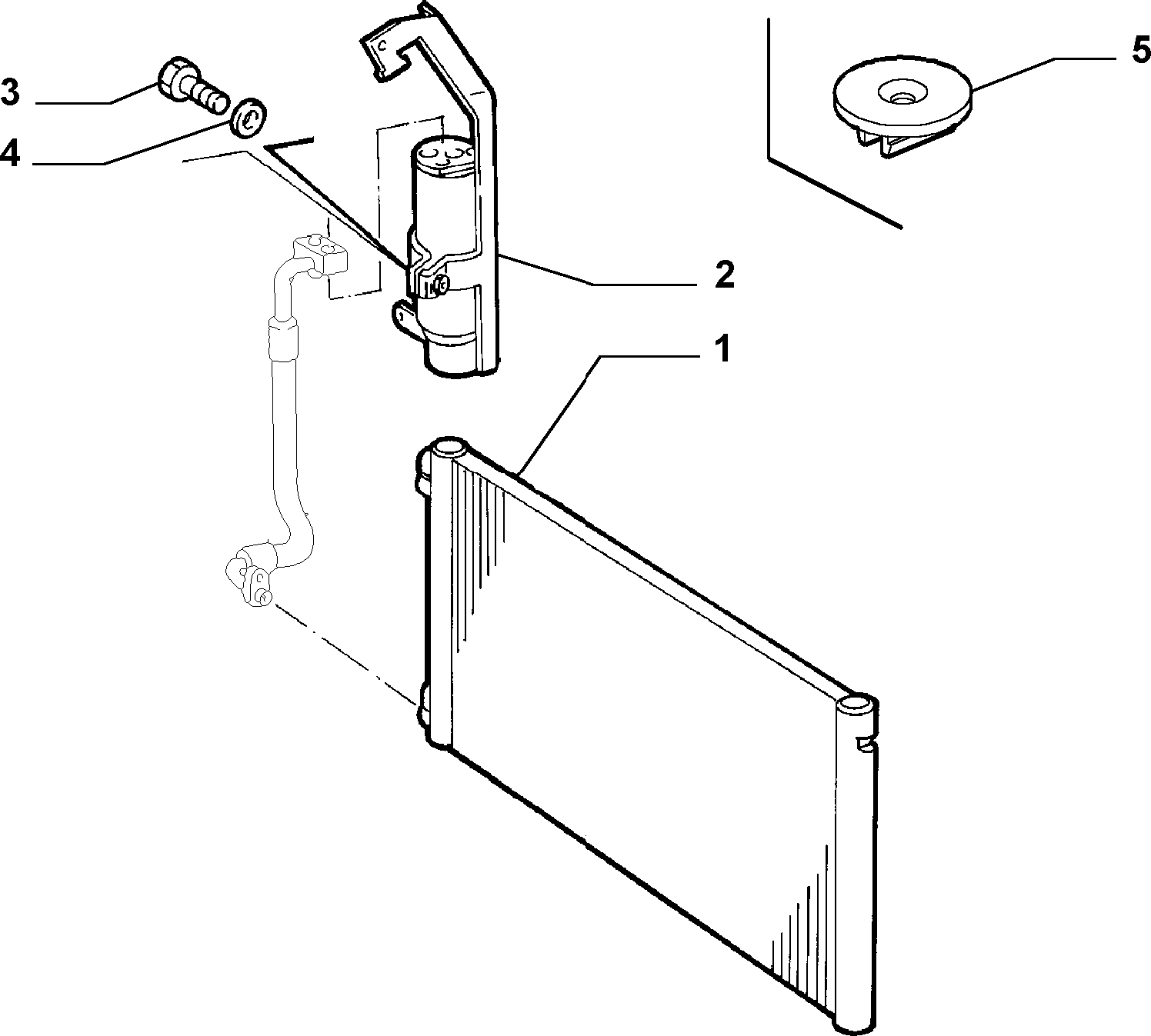 FIAT 46788052 - Lauhdutin, ilmastointilaite inparts.fi