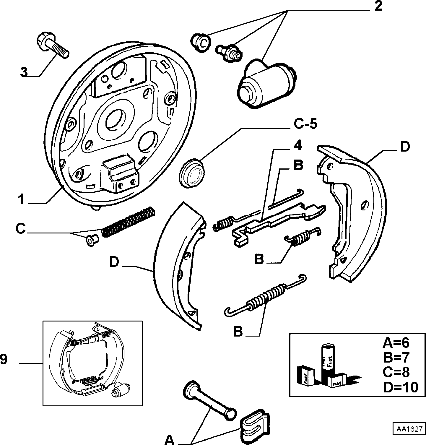 FIAT 71740710 - Jarrukenkäsarja inparts.fi