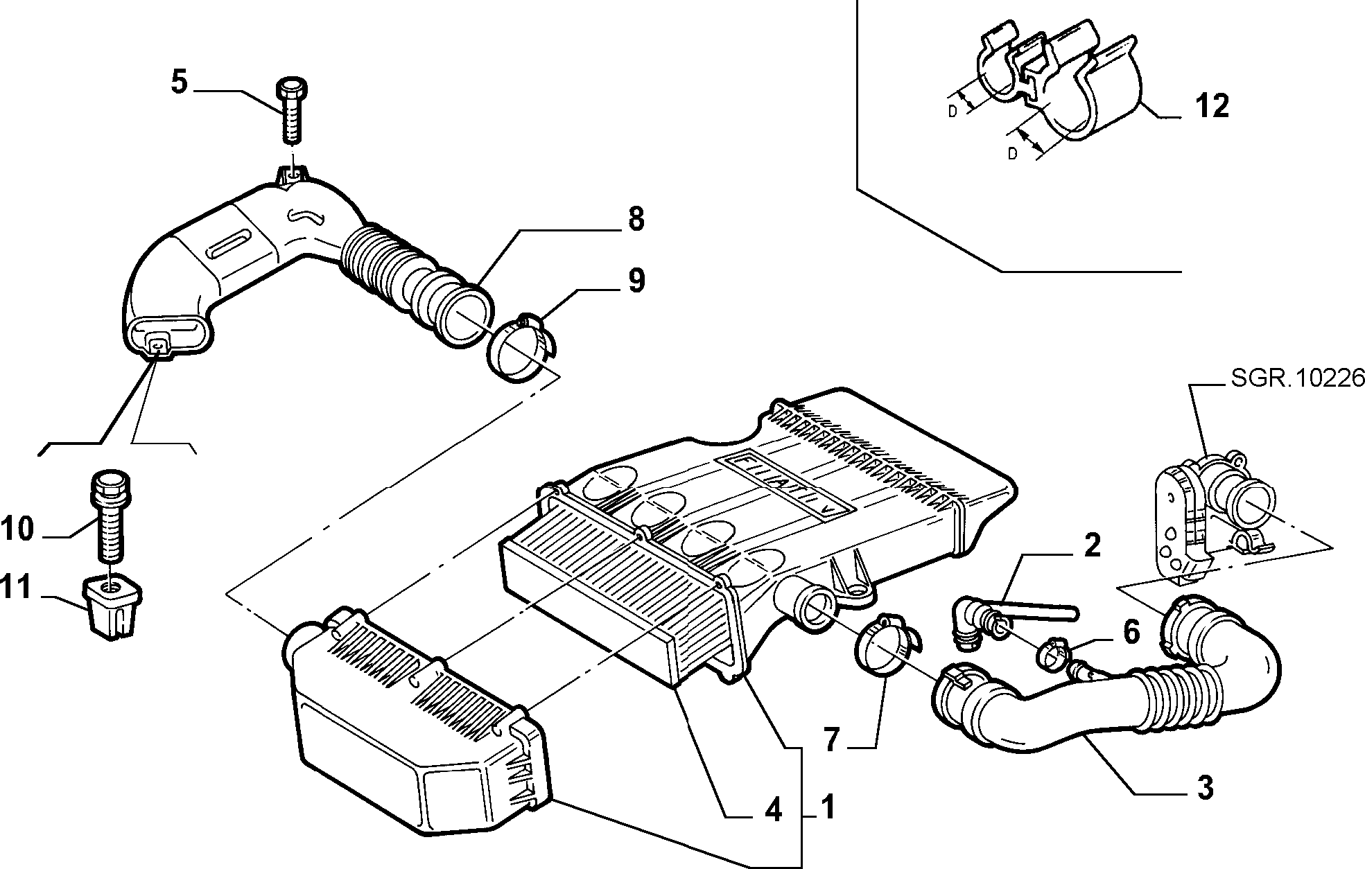 FIAT 46552777 - Ilmansuodatin inparts.fi